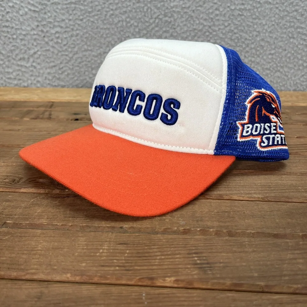 Boise State Broncos Hat Adult Orange Blue White Snapback NCAA College University